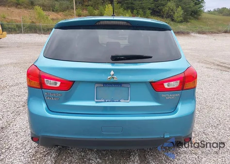 2014 Mitsubishi Outlander Sport Es из США, поврежденный, VIN 4A4AP3AUXEE002604